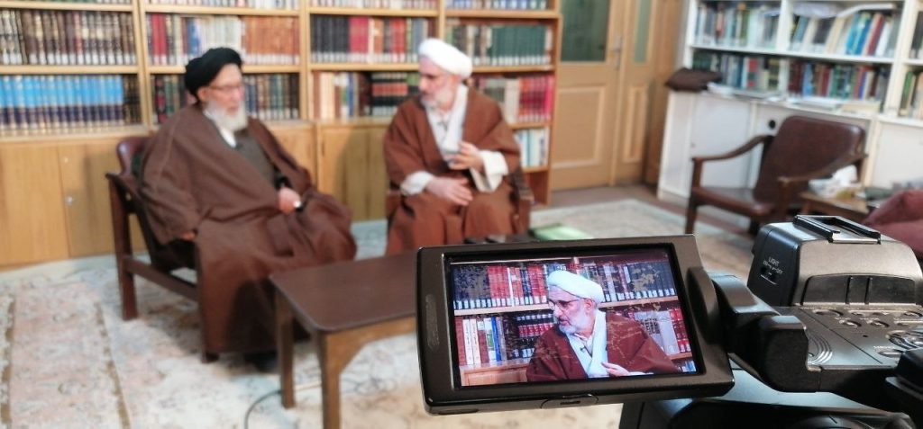 گفت و گوی علمی استاد بیابانی با استاد سیدان